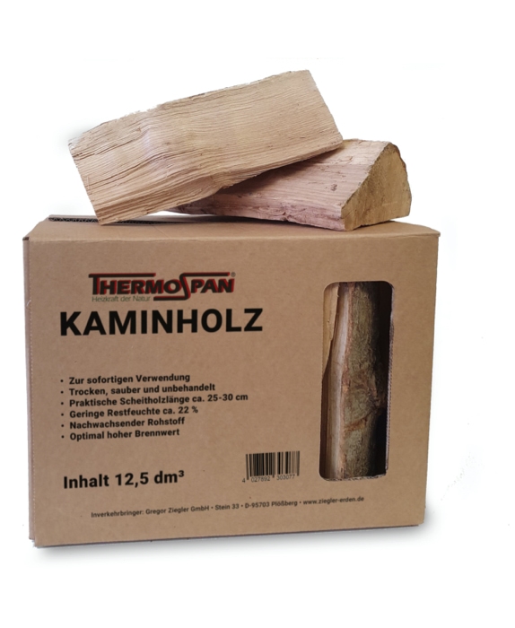 Thermospan Kaminholz Karton