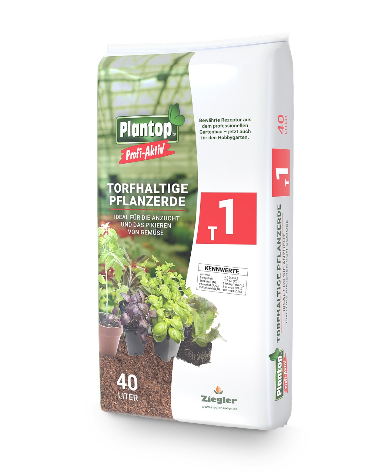 Plantop torfhaltige Pflanzerde Typ 1